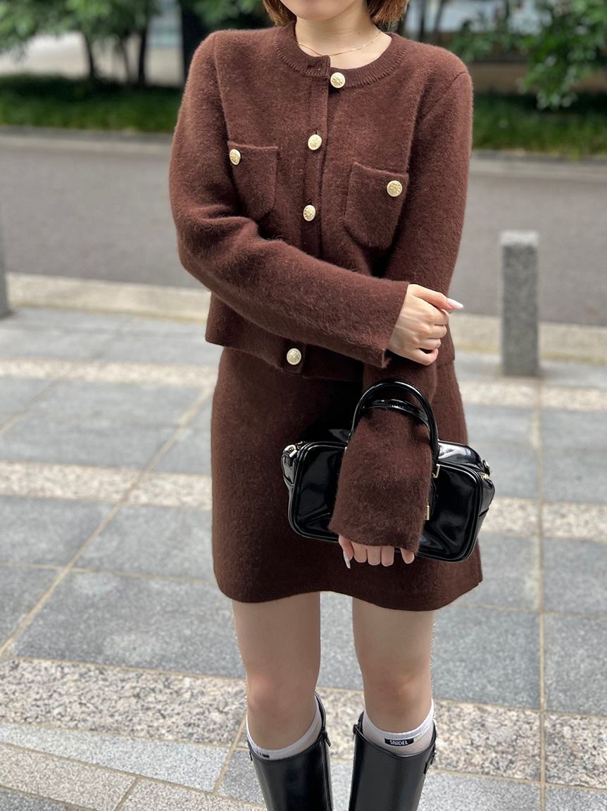 SNIDEL「フォックスニットスカート」|スカート|