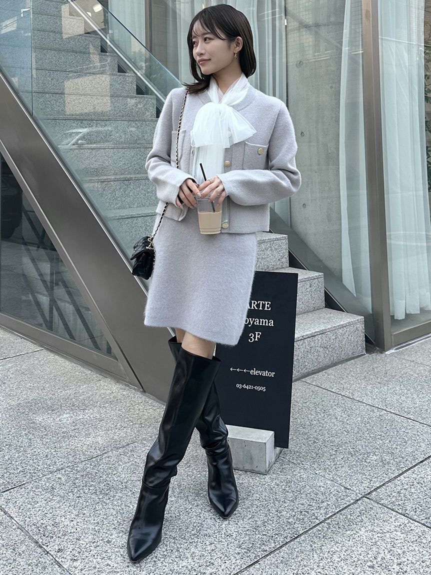 SNIDEL「フォックスニットスカート」|スカート|