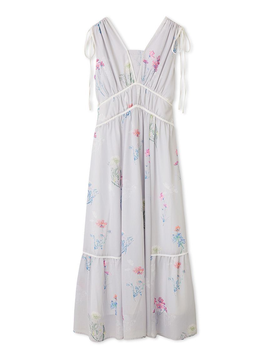 SNIDEL「【00サイズあり】フラワードロストディティールワンピース」|ワンピース|