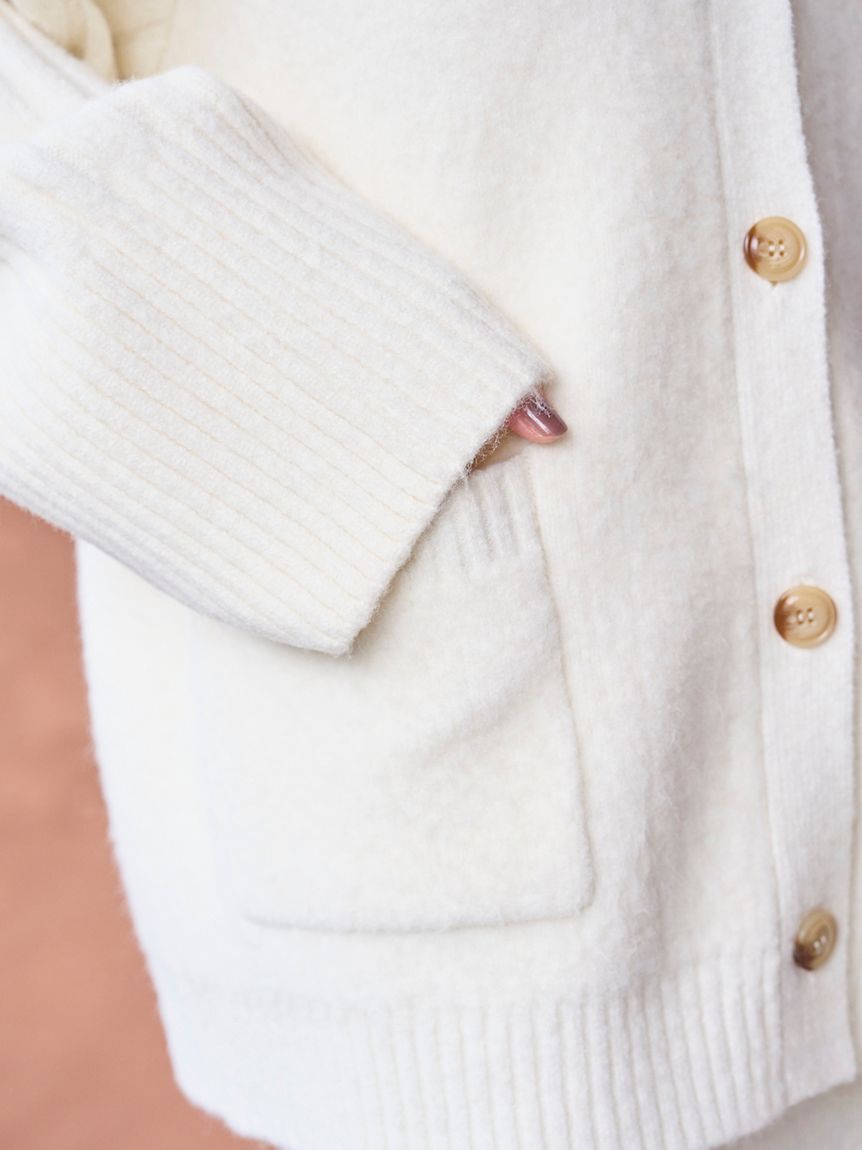 SNIDEL「ステンカラーニットジャケットカーディガン」|カーディガン|