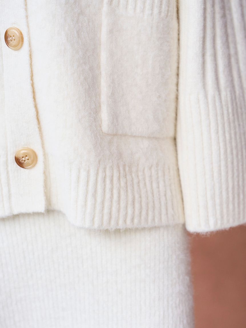 SNIDEL「ステンカラーニットジャケットカーディガン」|カーディガン|