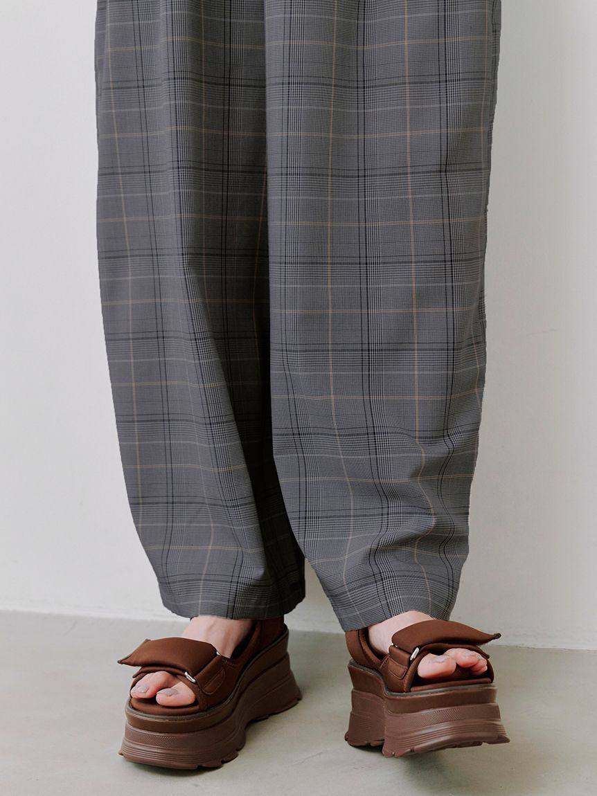 SNIDEL「シャーリングフリルオールインワン」|オールインワン|