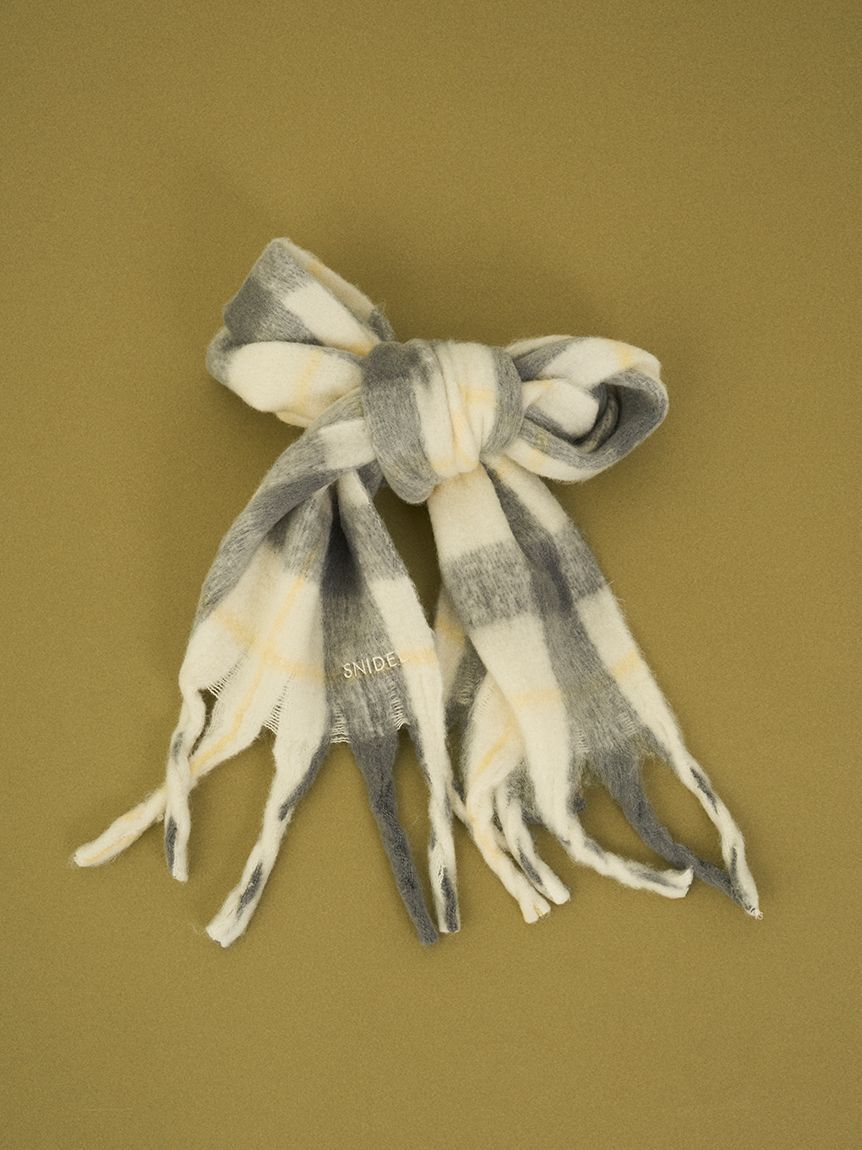 SNIDEL「チェックマフラー」|マフラー|