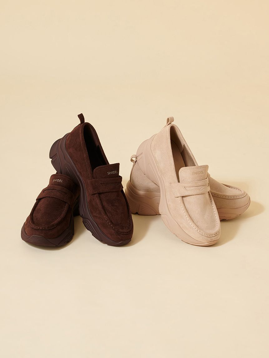 SNIDEL「スニーカーソールローファー」|パンプス|