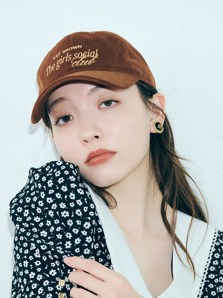 LILY BROWN「エンブロイダリーロゴキャップ」|キャップ・キャスケット|BRW