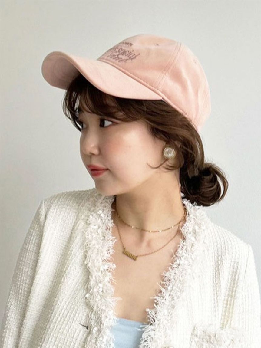 LILY BROWN「エンブロイダリーロゴキャップ」|キャップ・キャスケット|PNK