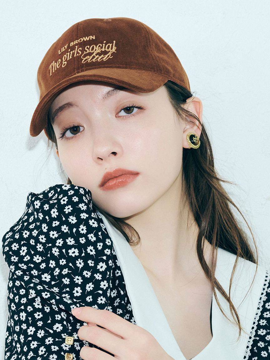 LILY BROWN「エンブロイダリーロゴキャップ」|キャップ・キャスケット|