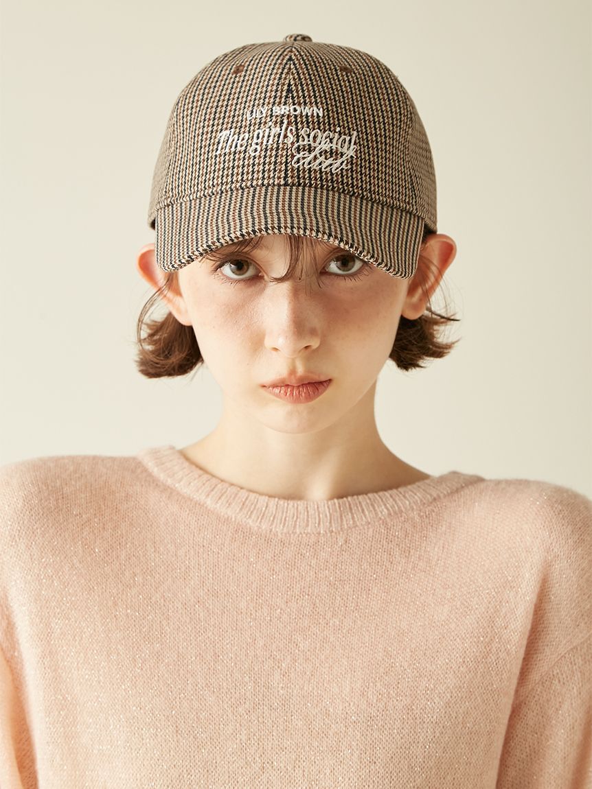 LILY BROWN「エンブロイダリーロゴキャップ」|キャップ・キャスケット|