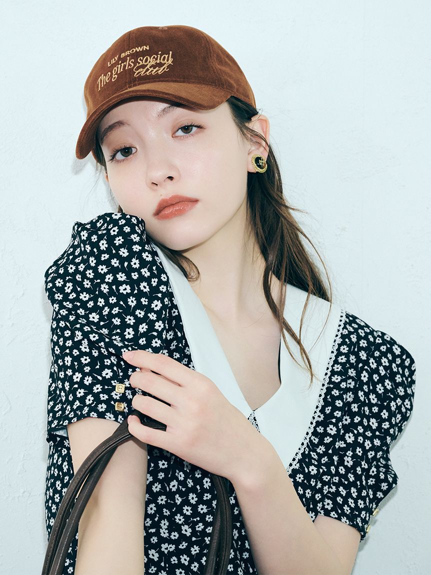 LILY BROWN「エンブロイダリーロゴキャップ」|キャップ・キャスケット|