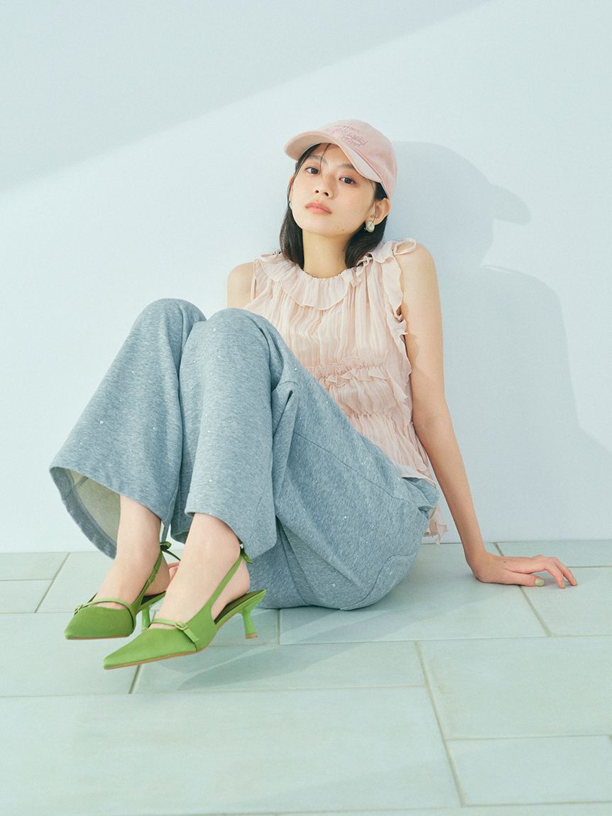 LILY BROWN「エンブロイダリーロゴキャップ」|キャップ・キャスケット|