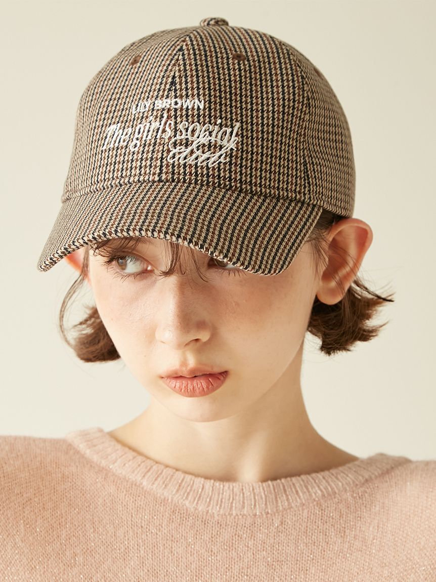 LILY BROWN「エンブロイダリーロゴキャップ」|キャップ・キャスケット|CHECK