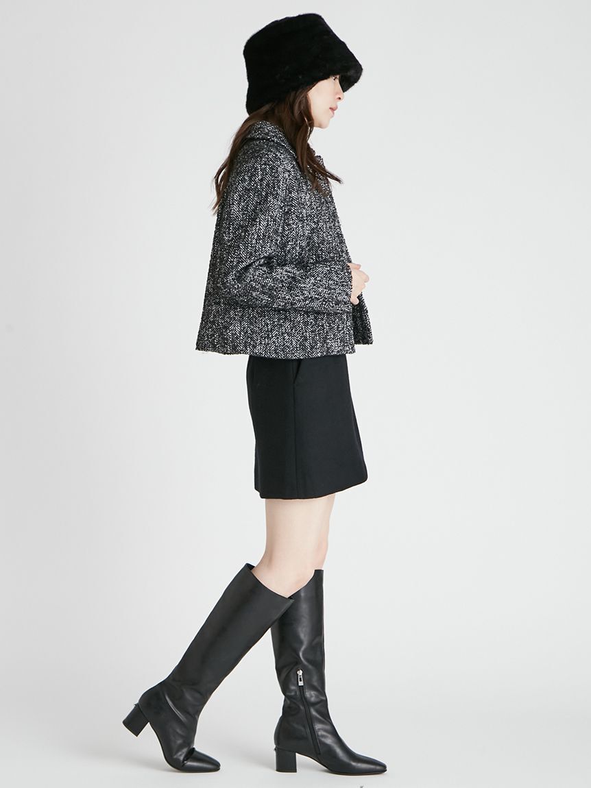 CELFORD「ステンカラーショートジャケット」|テーラードジャケット|