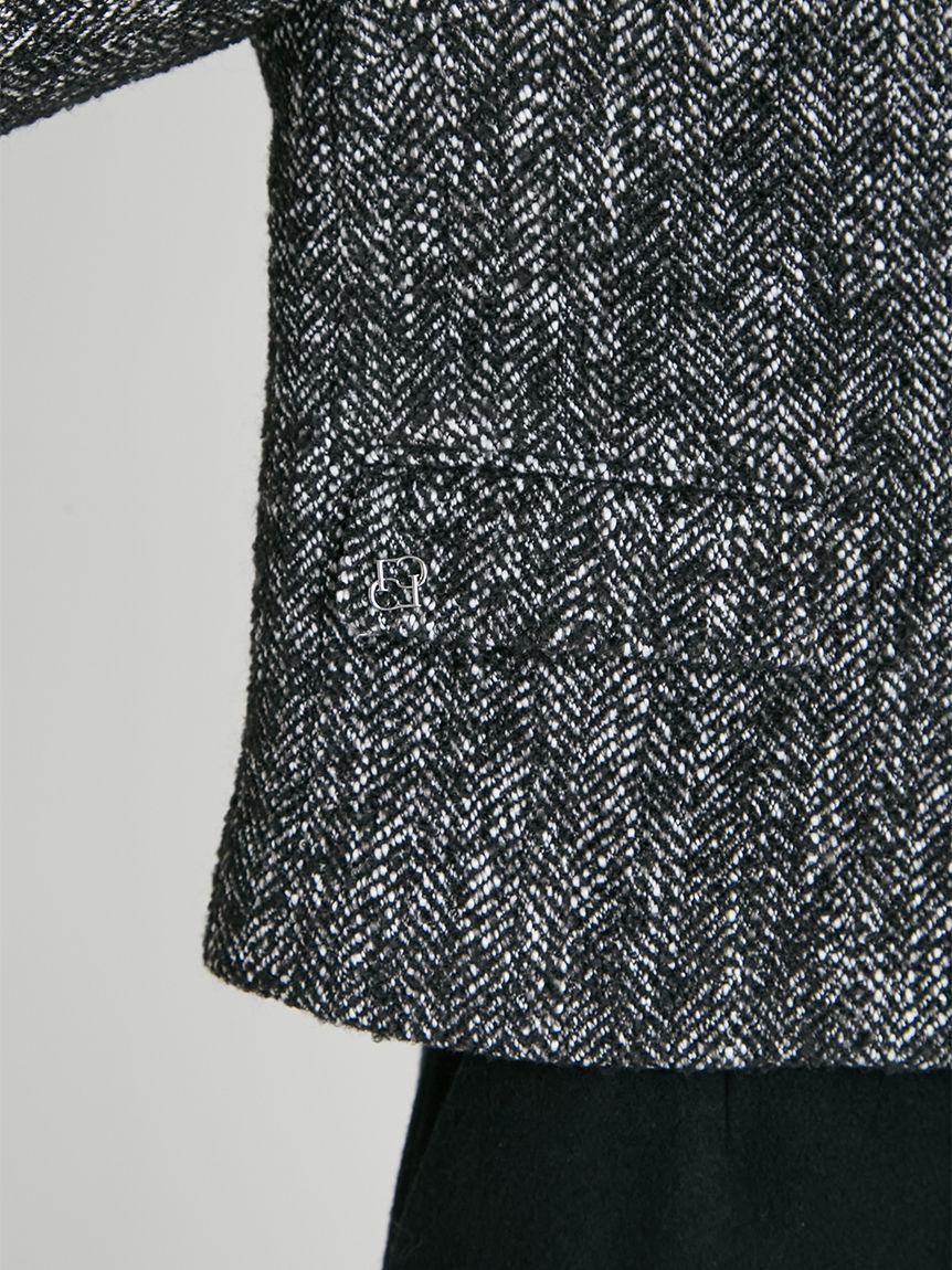 CELFORD「ステンカラーショートジャケット」|テーラードジャケット|