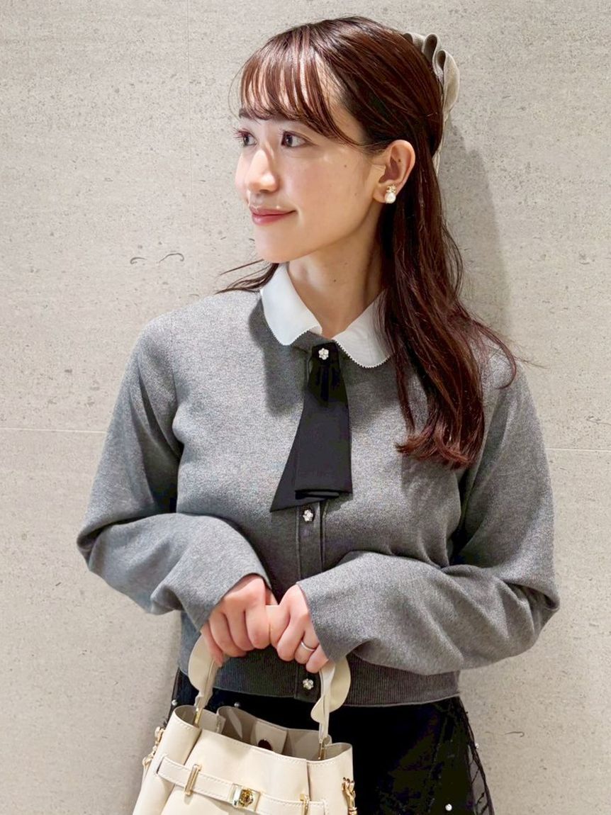 CELFORD「デタッチャブル総針カーディガン」|カーディガン|CGRY