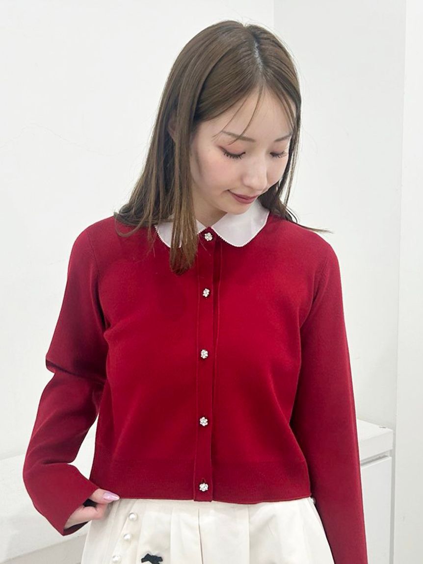 CELFORD「デタッチャブル総針カーディガン」|カーディガン|