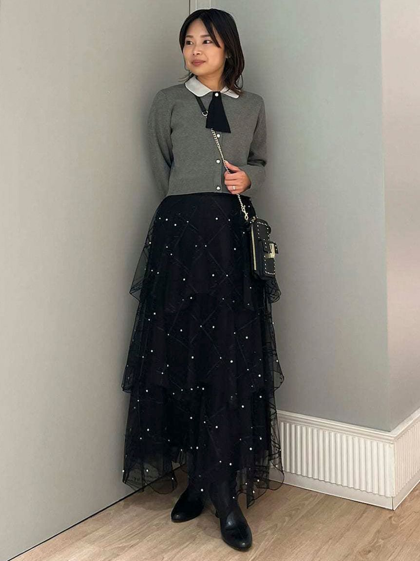 CELFORD「デタッチャブル総針カーディガン」|カーディガン|