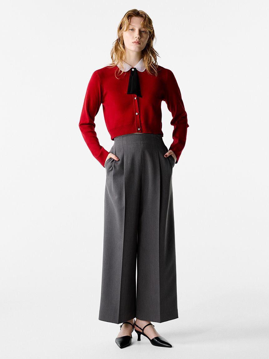 CELFORD「デタッチャブル総針カーディガン」|カーディガン|