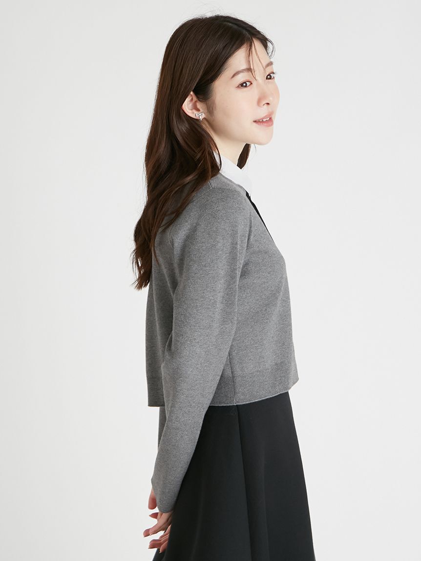 CELFORD「デタッチャブル総針カーディガン」|カーディガン|