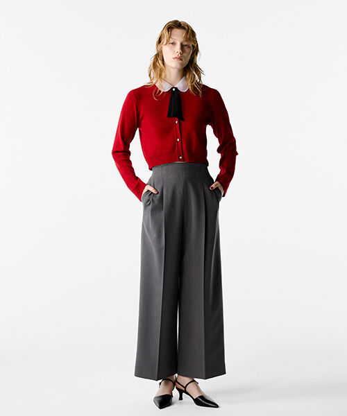 CELFORD「デタッチャブル総針カーディガン」|カーディガン|