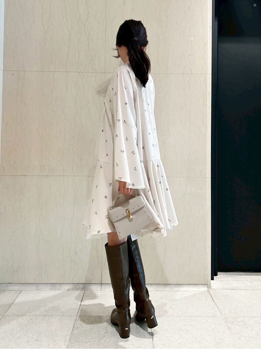 CELFORD「ビッグリボンフレアワンピース」|ワンピース|