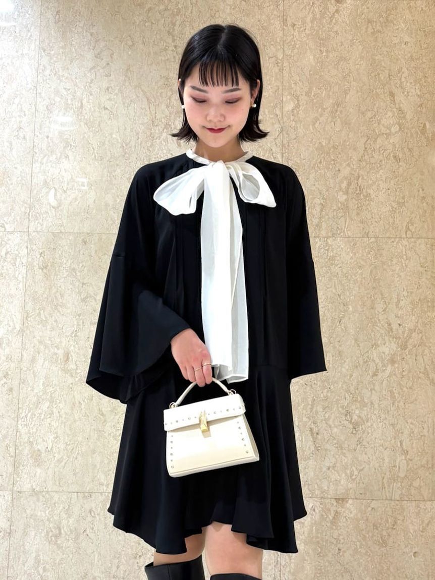 CELFORD「ビッグリボンフレアワンピース」|ワンピース|