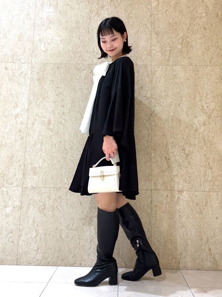 CELFORD「ビッグリボンフレアワンピース」|ワンピース|