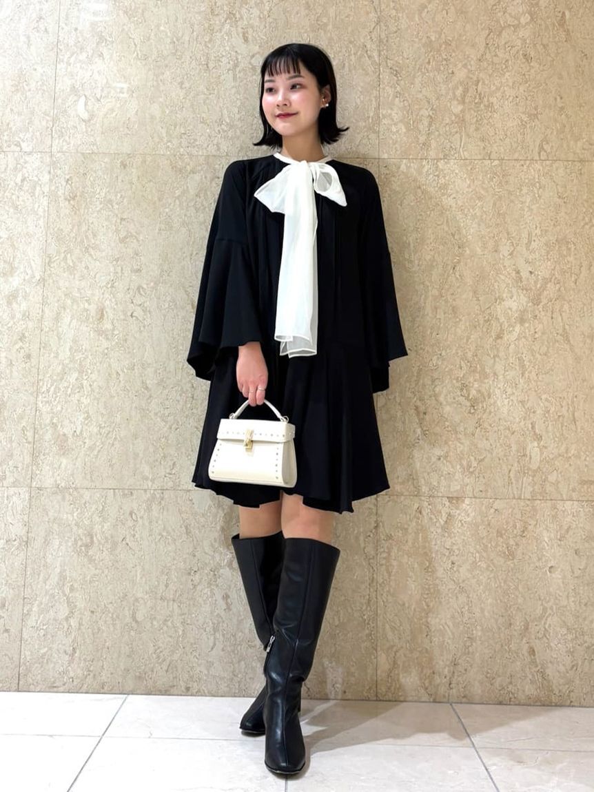 CELFORD「ビッグリボンフレアワンピース」|ワンピース|