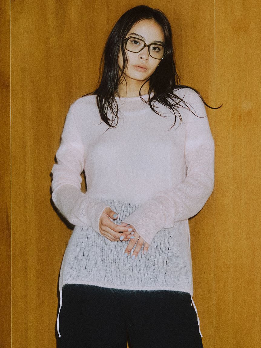 styling/「シアーニットプルオーバー」|ニット・セーター|LPNK
