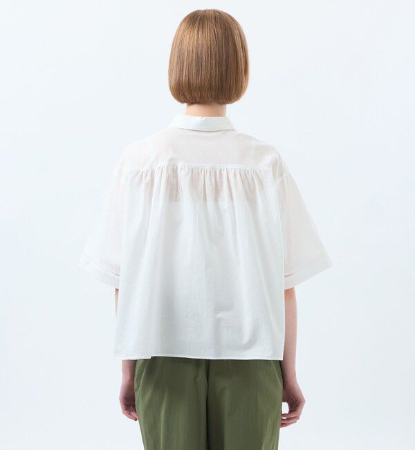 MACKINTOSH PHILOSOPHY「スクエアレースブラウス」|シャツ・ブラウス|