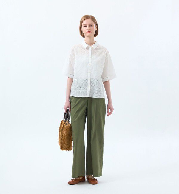 MACKINTOSH PHILOSOPHY「スクエアレースブラウス」|シャツ・ブラウス|