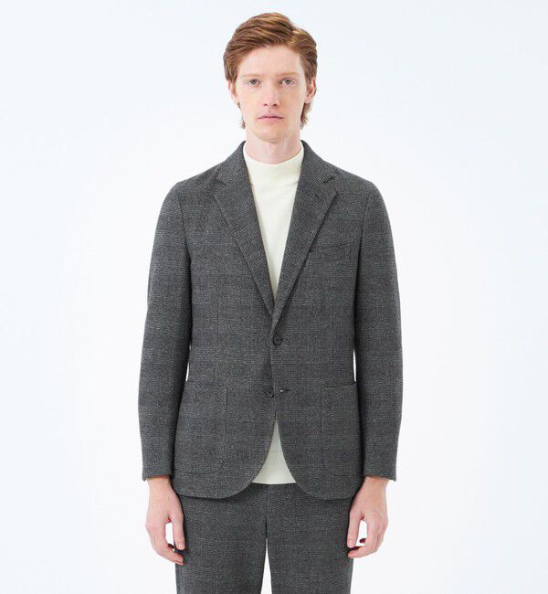MACKINTOSH PHILOSOPHY「テーラードジャージー ジャケット グレンチェック/千鳥」|テーラードジャケット|