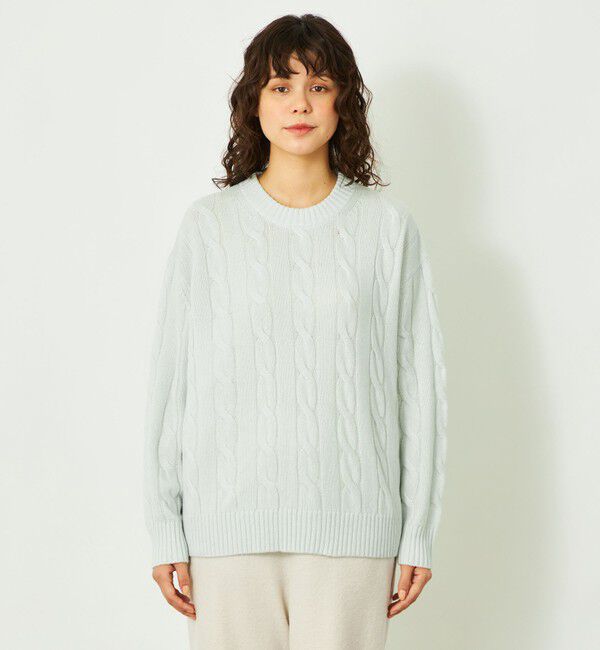 MACKINTOSH PHILOSOPHY「GREY LABEL ウールカシミヤケーブルニット」|ニット・セーター|