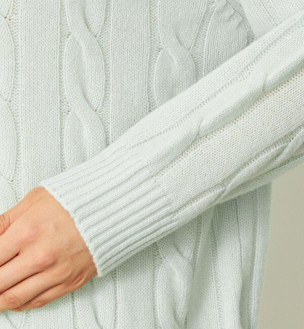 MACKINTOSH PHILOSOPHY「GREY LABEL ウールカシミヤケーブルニット」|ニット・セーター|