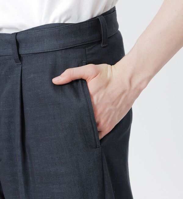  「ベルテッド デニムスラックス」|スラックス|