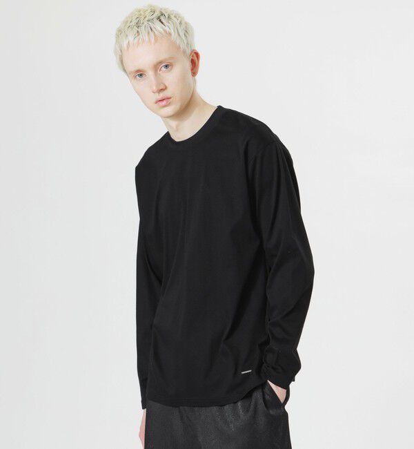  「シルケットスムースロンT」|Tシャツ・カットソー|ブラック