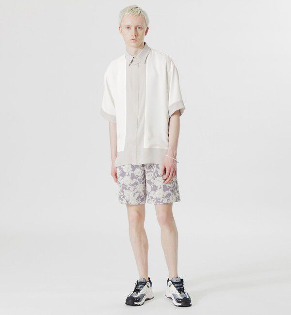  「ブロッキングショートスリーブシャツ」|シャツ・ブラウス|