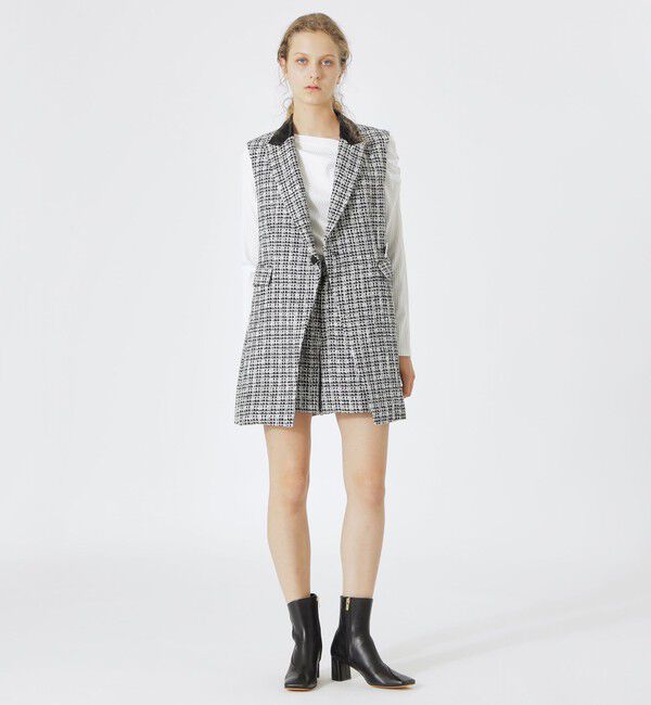  「ツイードタキシードジレ」|ベスト・ジレ|