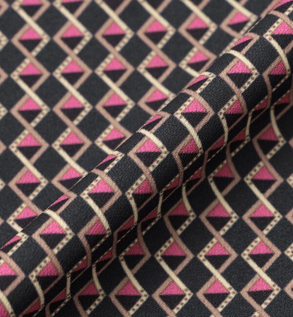  「フラスコジオメトリックプリントブラウス」|シャツ・ブラウス|