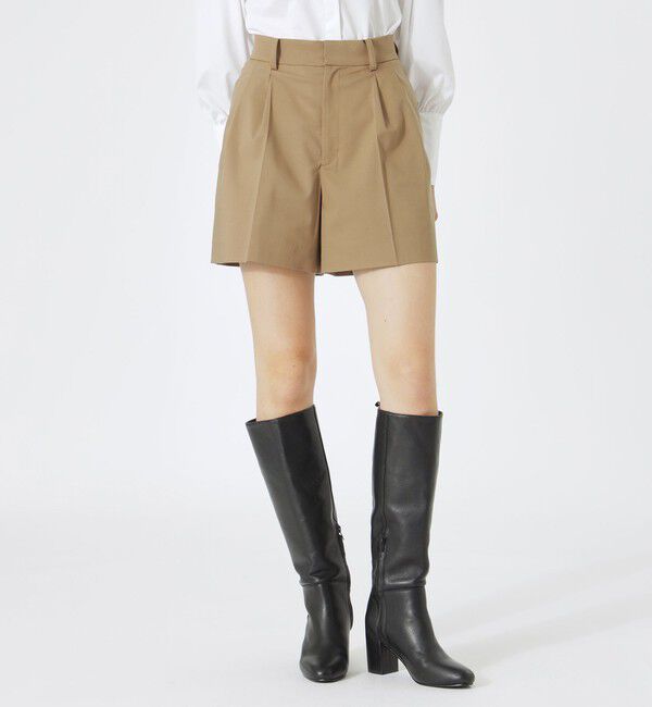  「2タックショートパンツ」|その他|ベージュ