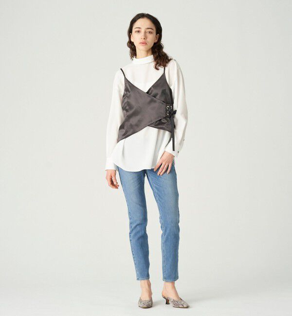  「【ドラマ着用商品】キャミコルセットブラウス」|シャツ・ブラウス|