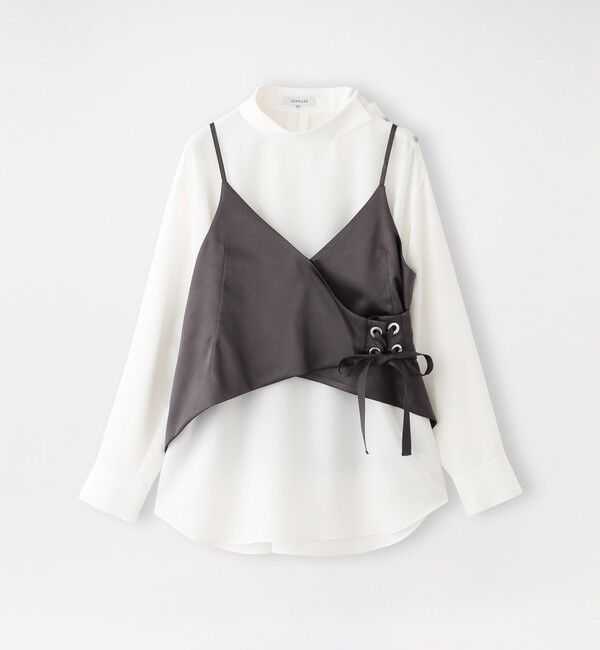  「【ドラマ着用商品】キャミコルセットブラウス」|シャツ・ブラウス|