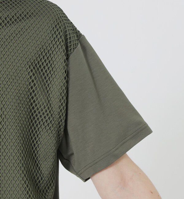  「メッシュレースコンビTシャツ」|Tシャツ・カットソー|