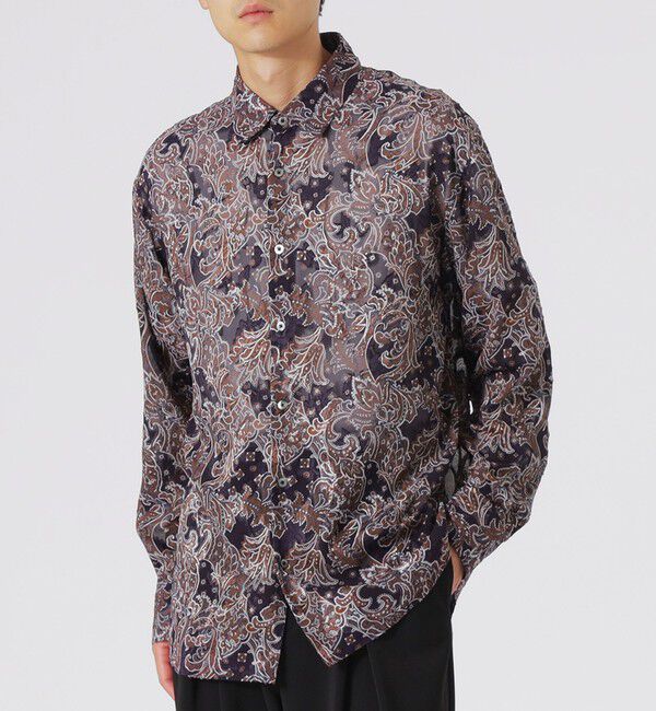  「シアーペイズリーシャツ」|シャツ・ブラウス|