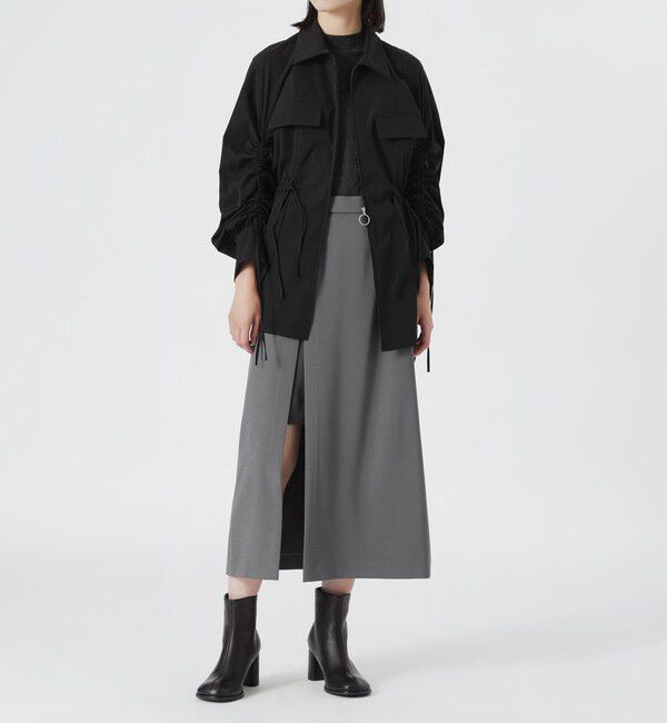  「ジップアップオーバーシャツ」|シャツ・ブラウス|