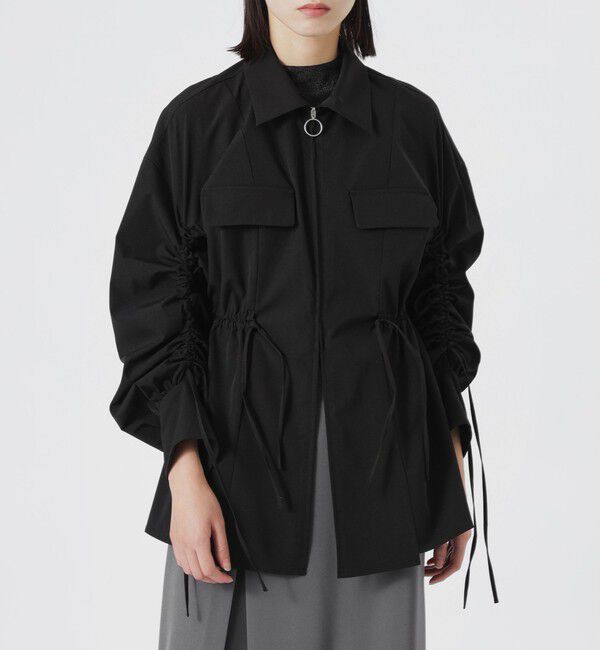  「ジップアップオーバーシャツ」|シャツ・ブラウス|