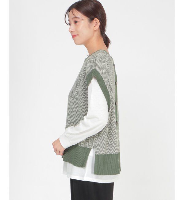 ikka「ニットベストアンサンブル」|ニット・セーター|