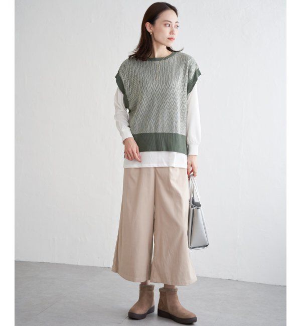 ikka「ニットベストアンサンブル」|ニット・セーター|