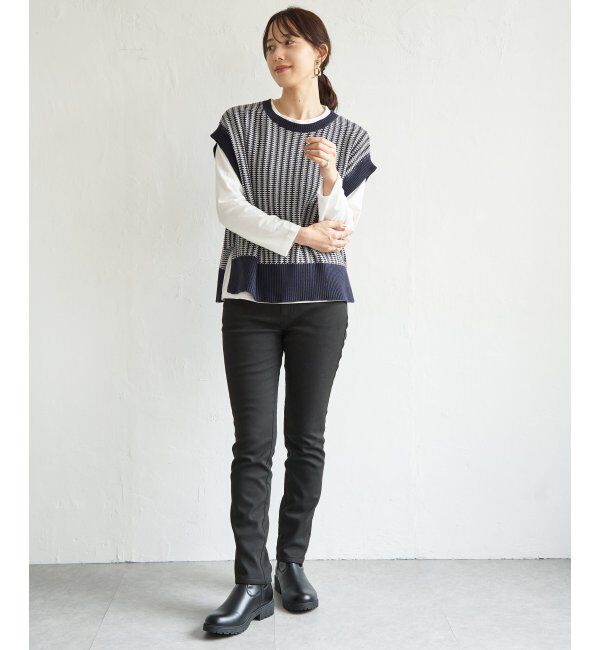 ikka「ニットベストアンサンブル」|ニット・セーター|