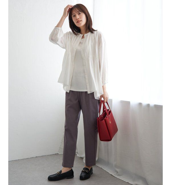ikka「【2点セット】シアシャーリングブラウスアンサンブル」|シャツ・ブラウス|