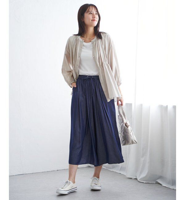 ikka「【2点セット】シアシャーリングブラウスアンサンブル」|シャツ・ブラウス|